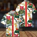 Miller High Life Hawaiian Shirt Tropical Summer Flowers Miller High Life Hawaiian Shirt Tropical Summer Flowers