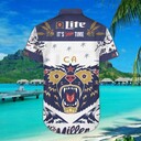 Miller Lite Beer Hawaiian Shirt Father's Day Gift For Beach Lovers Miller Lite Beer Hawaiian Shirt Father's Day Gift For Beach Lovers