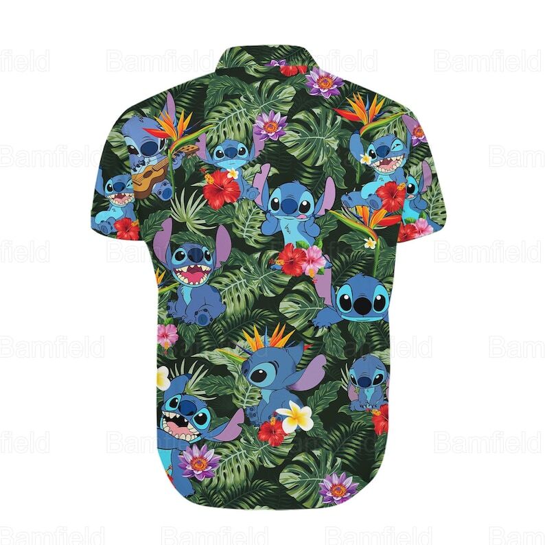 Disney Stitch Hawaiian Shirt Summer Vacation Gift For Beach Lovers Disney Stitch Hawaiian Shirt Summer Vacation Gift For Beach Lovers