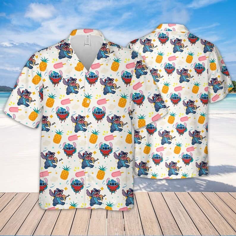 Funny Disney Stitch Hawaiian Shirt Summer Gift For Beach Trip Funny Disney Stitch Hawaiian Shirt Summer Gift For Beach Trip