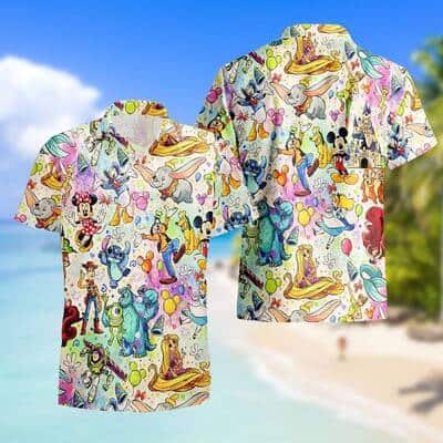 Lilo And Stitch Hawaiian Shirt Disney Characters Summer Gift Lilo And Stitch Hawaiian Shirt Disney Characters Summer Gift