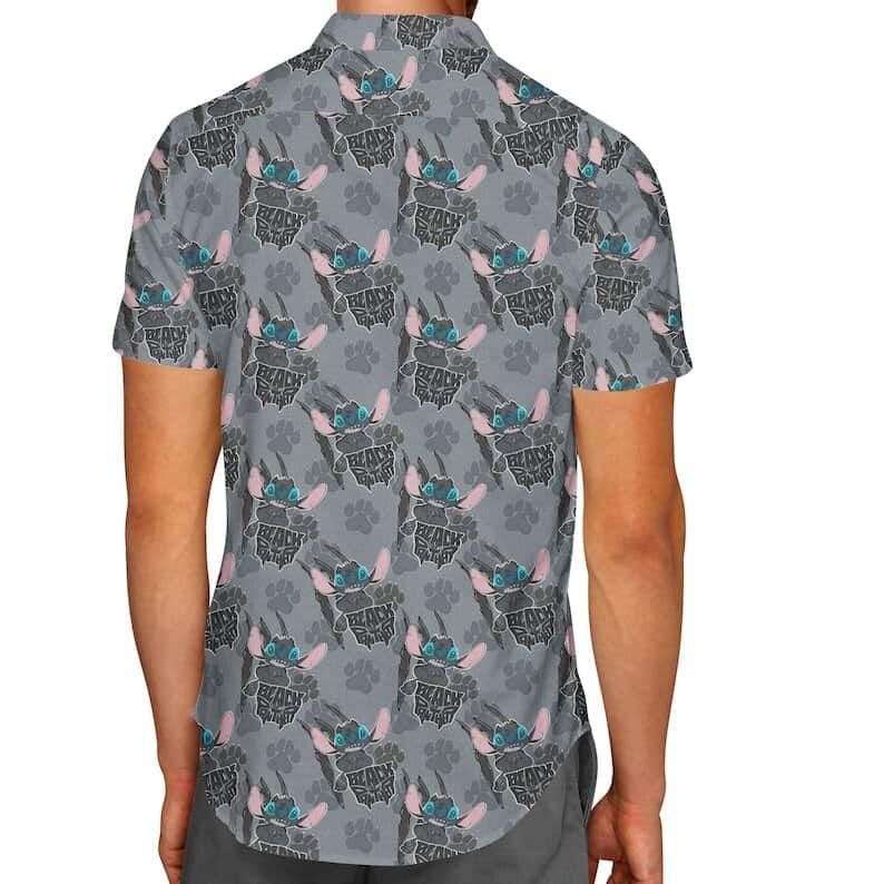 Stitch Hawaiian Shirt Black Panther Gift For Disney Lovers Adults Stitch Hawaiian Shirt Black Panther Gift For Disney Lovers Adults