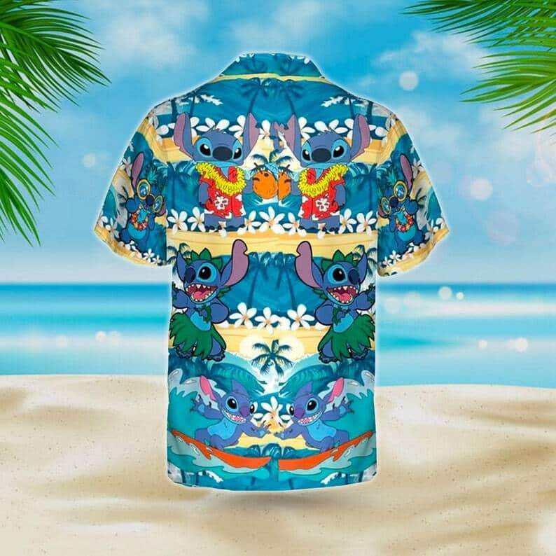 Stitch Hawaiian Shirt Summer Beach Pattern Gift For Disney Lovers Stitch Hawaiian Shirt Summer Beach Pattern Gift For Disney Lovers