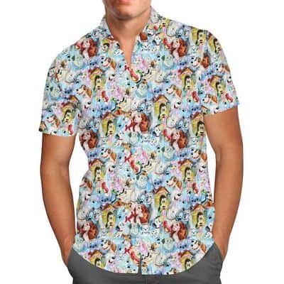 Stitch Hawaiian Shirt Disney Pattern Summer Beach Gift