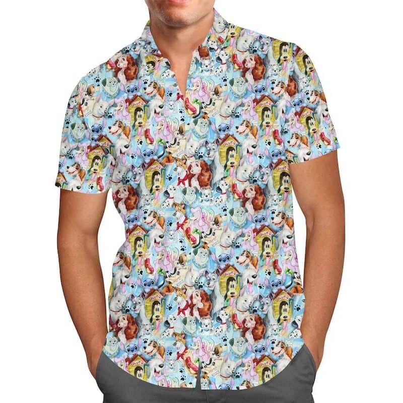 Stitch Hawaiian Shirt Disney Pattern Summer Beach Gift Stitch Hawaiian Shirt Disney Pattern Summer Beach Gift