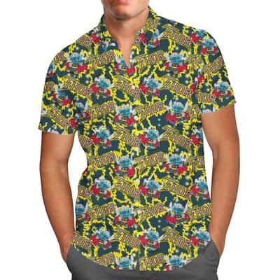 Thor Superhero Stitch Hawaiian Shirt All Over Print