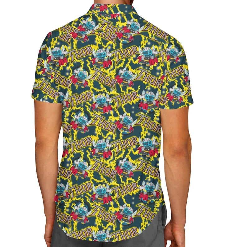 Thor Superhero Stitch Hawaiian Shirt All Over Print Thor Superhero Stitch Hawaiian Shirt All Over Print