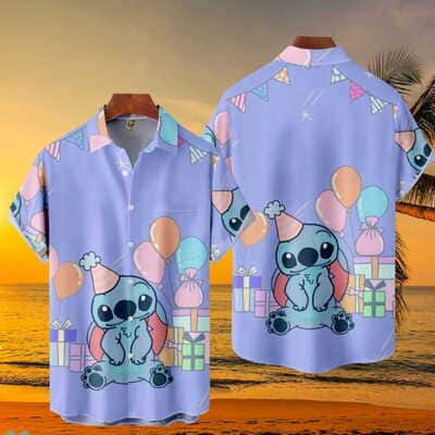 Cool Stitch Hawaiian Shirt Beach Gift For Disney Lovers
