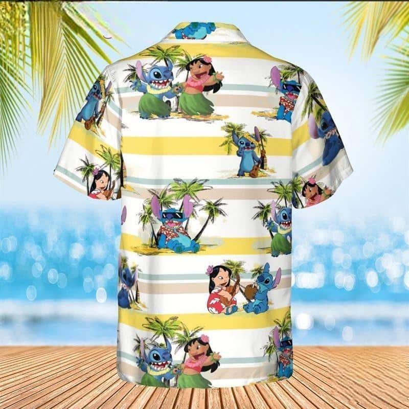 Disney Lilo And Stitch Hawaiian Shirt Island Pattern Summer Beach Gift Disney Lilo And Stitch Hawaiian Shirt Island Pattern Summer Beach Gift