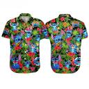 Disney Stitch Hawaiian Shirt Tropical Flower Pattern Summer Holiday Gift Disney Stitch Hawaiian Shirt Tropical Flower Pattern Summer Holiday Gift