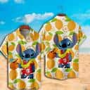 Lilo And Stitch Hawaiian Shirt Orange Pattern Summer Gift For Beach Lovers Lilo And Stitch Hawaiian Shirt Orange Pattern Summer Gift For Beach Lovers