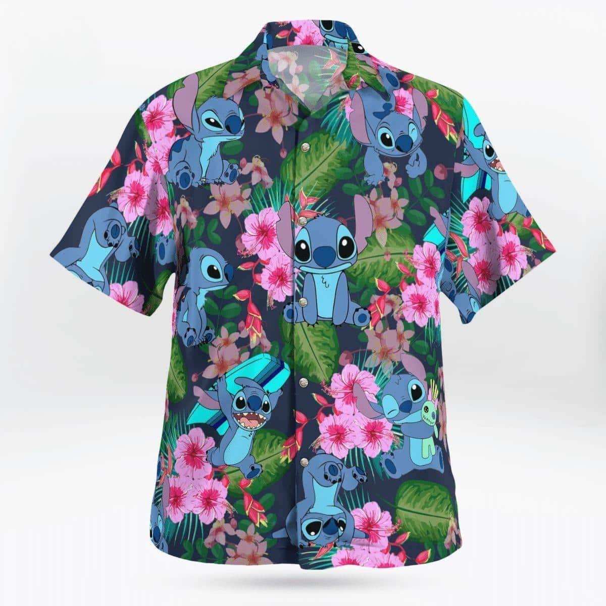 Cool Disney Stitch Hawaiian Shirt Summer Gift For Beach Lovers Cool Disney Stitch Hawaiian Shirt Summer Gift For Beach Lovers